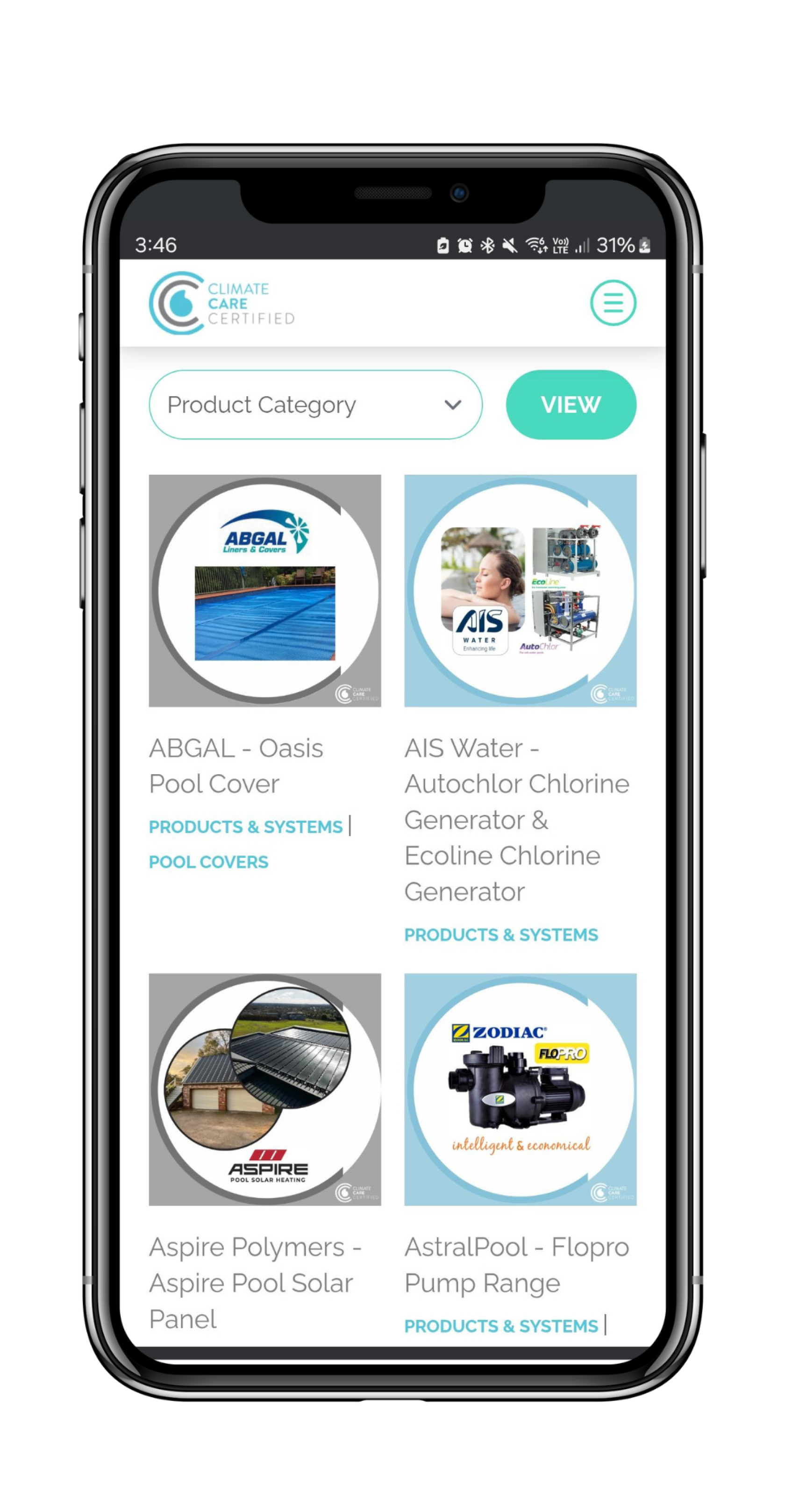 Product Category Page - Climate Care Certfied